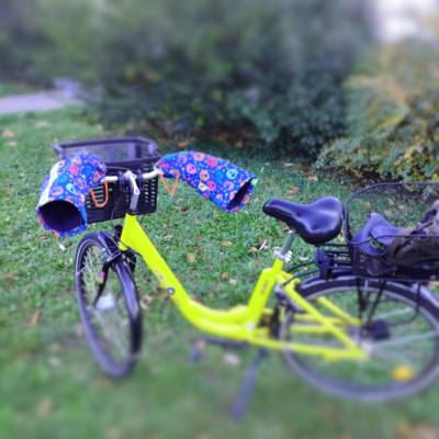 Manchons pour guidon de vélo courbé